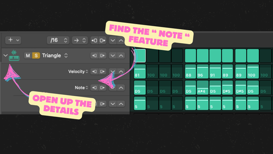 Create Melodies With The Step Sequencer