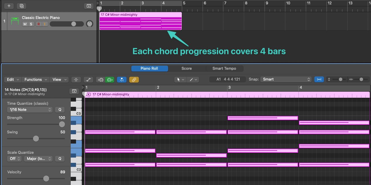 HipHop Atmospheric Chords - MIDI MIGHTY