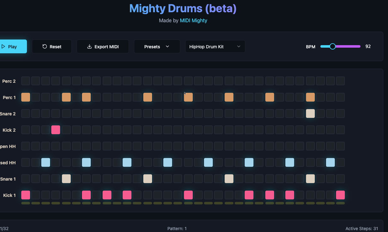Mighty Drums | MIDI MIGHTY