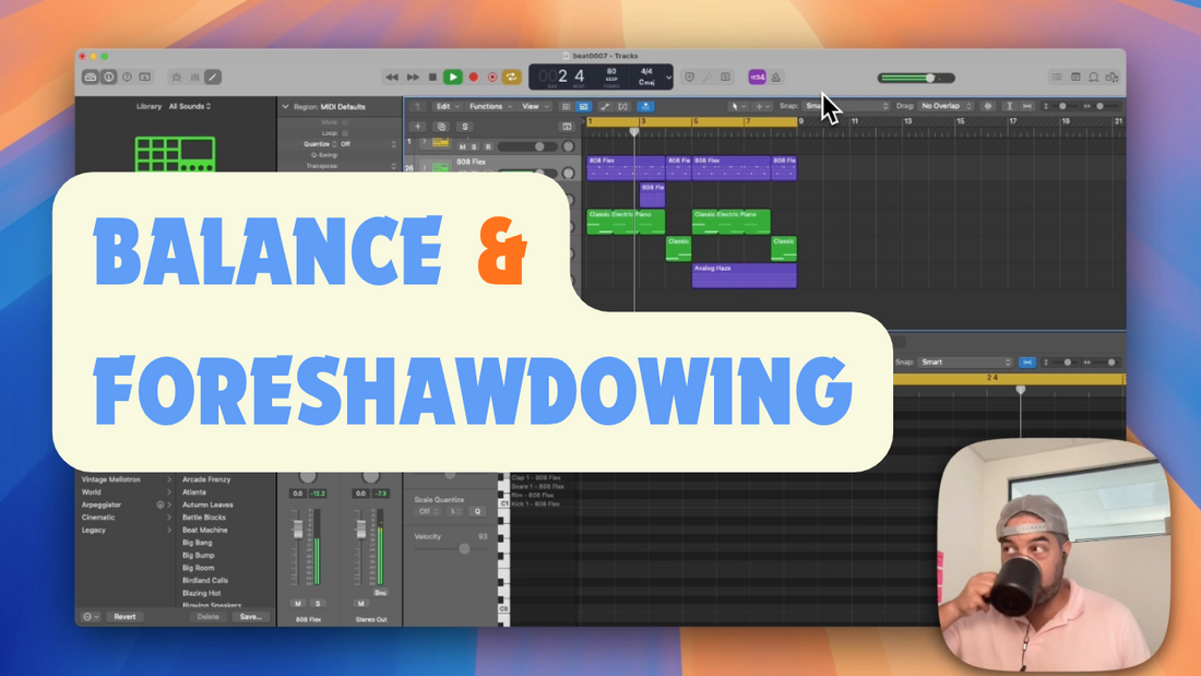 Balance and Foreshadowing In Your Drum Patterns