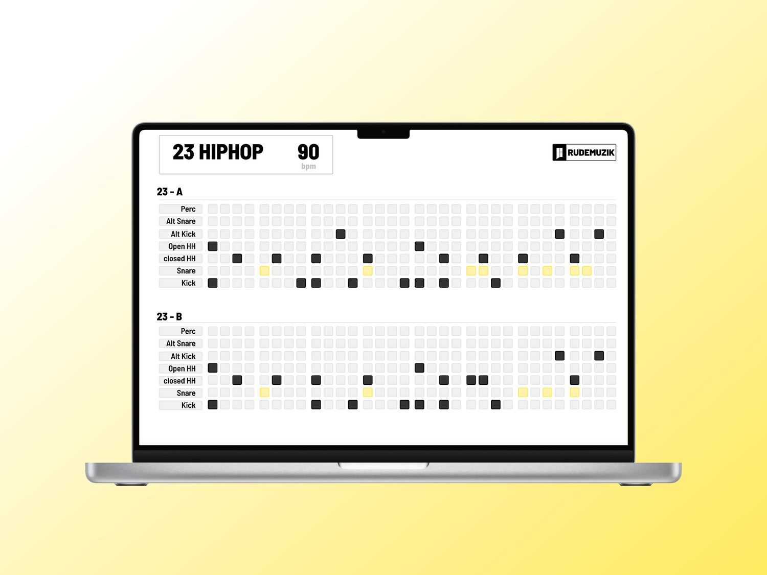 MIDI Drums and Guides for Hiphop and Pop