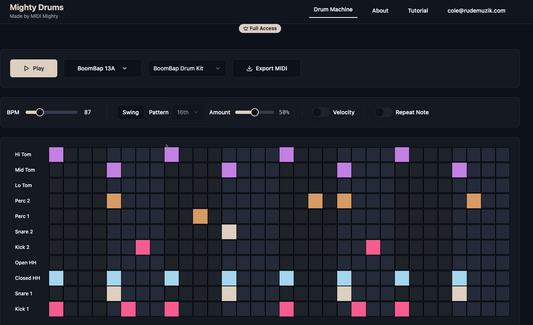 Mighty Drums - MIDI MIGHTY